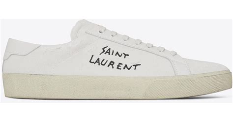 ysl white trainers|YSL sneakers price.